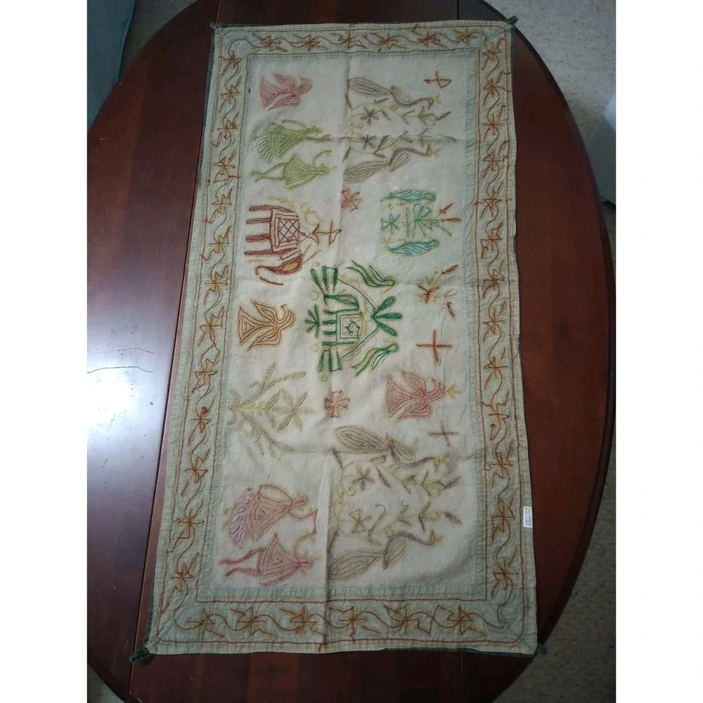 Embroidery Toran Festival Door Decor Wall Hanging Tapestry 20